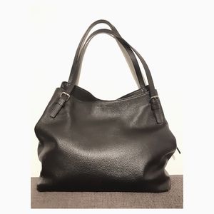 Vince Camuto Black Leather Erie Bag
